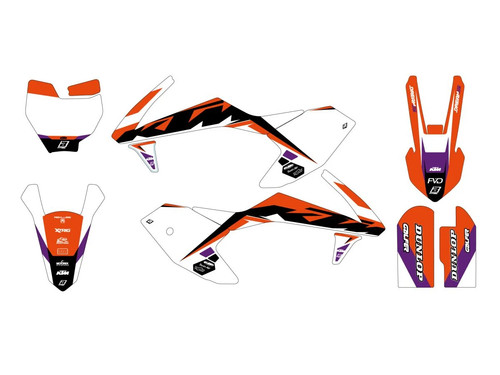 Kit grafica blackbird - blackbird, racing